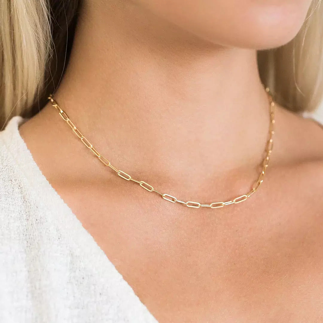 18K gold plated Stainless steel necklace