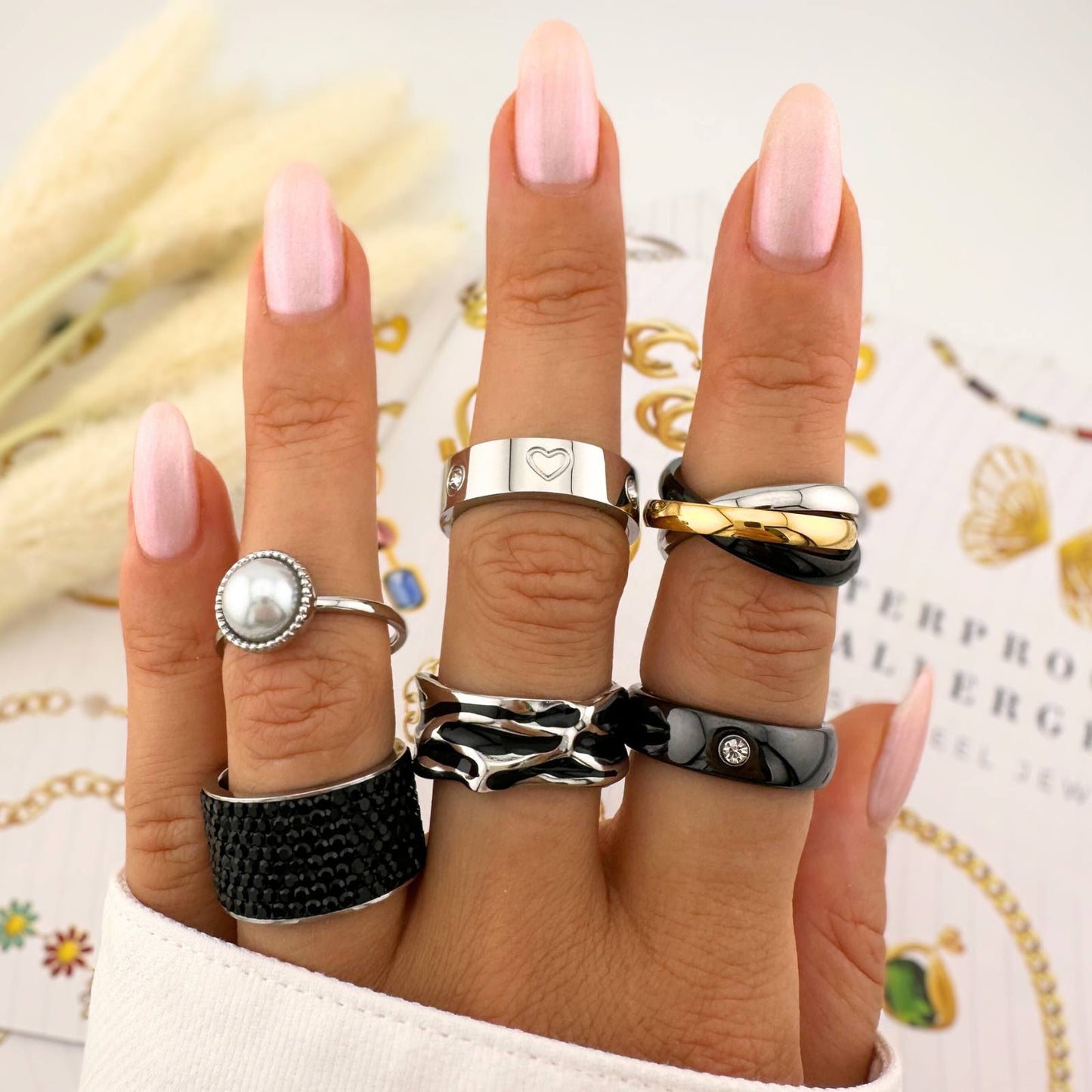 Stainless steel finger ring