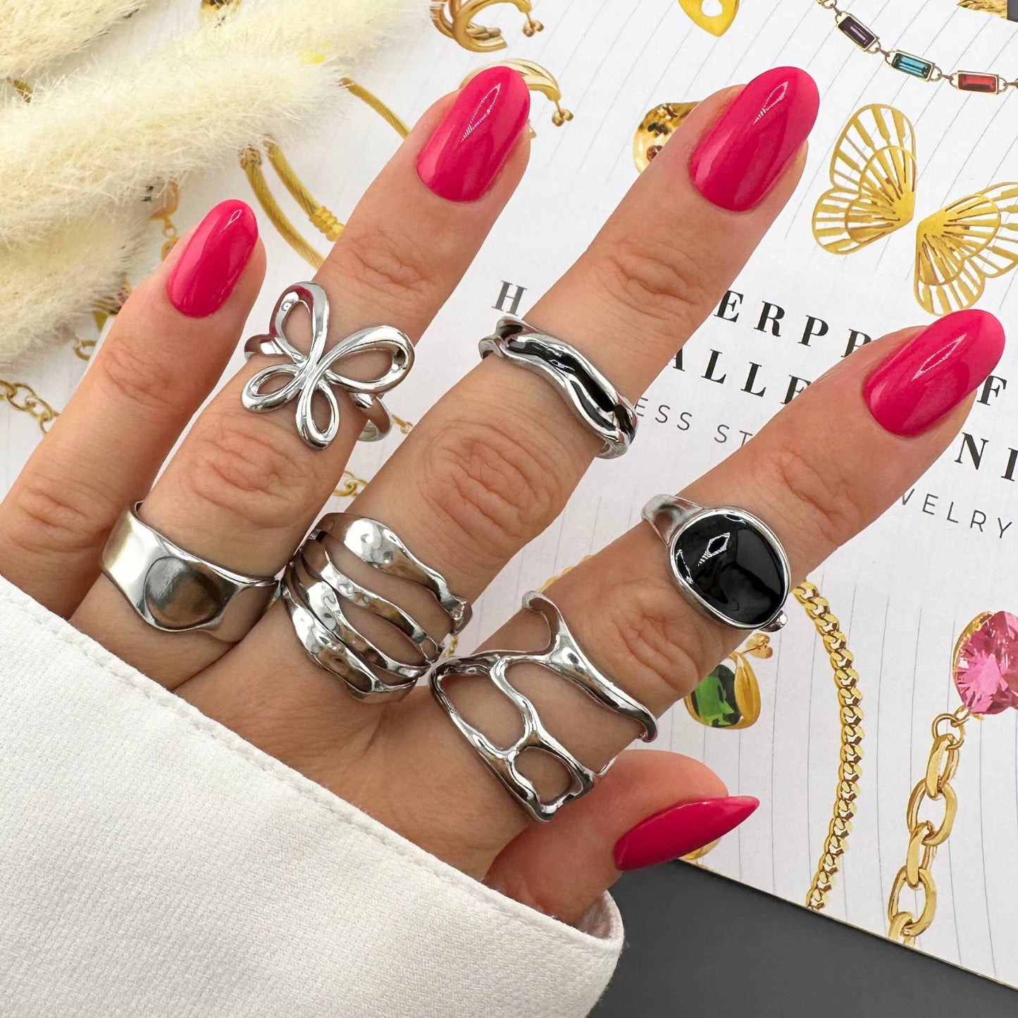 Stainless steel finger ring