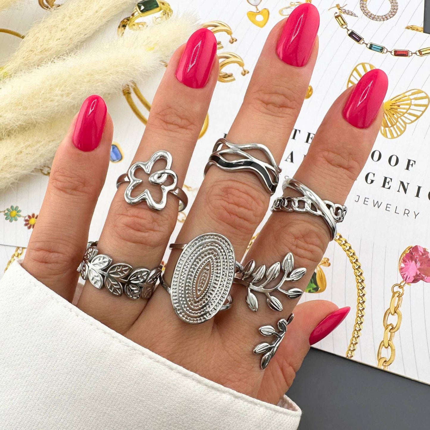 Stainless steel finger ring