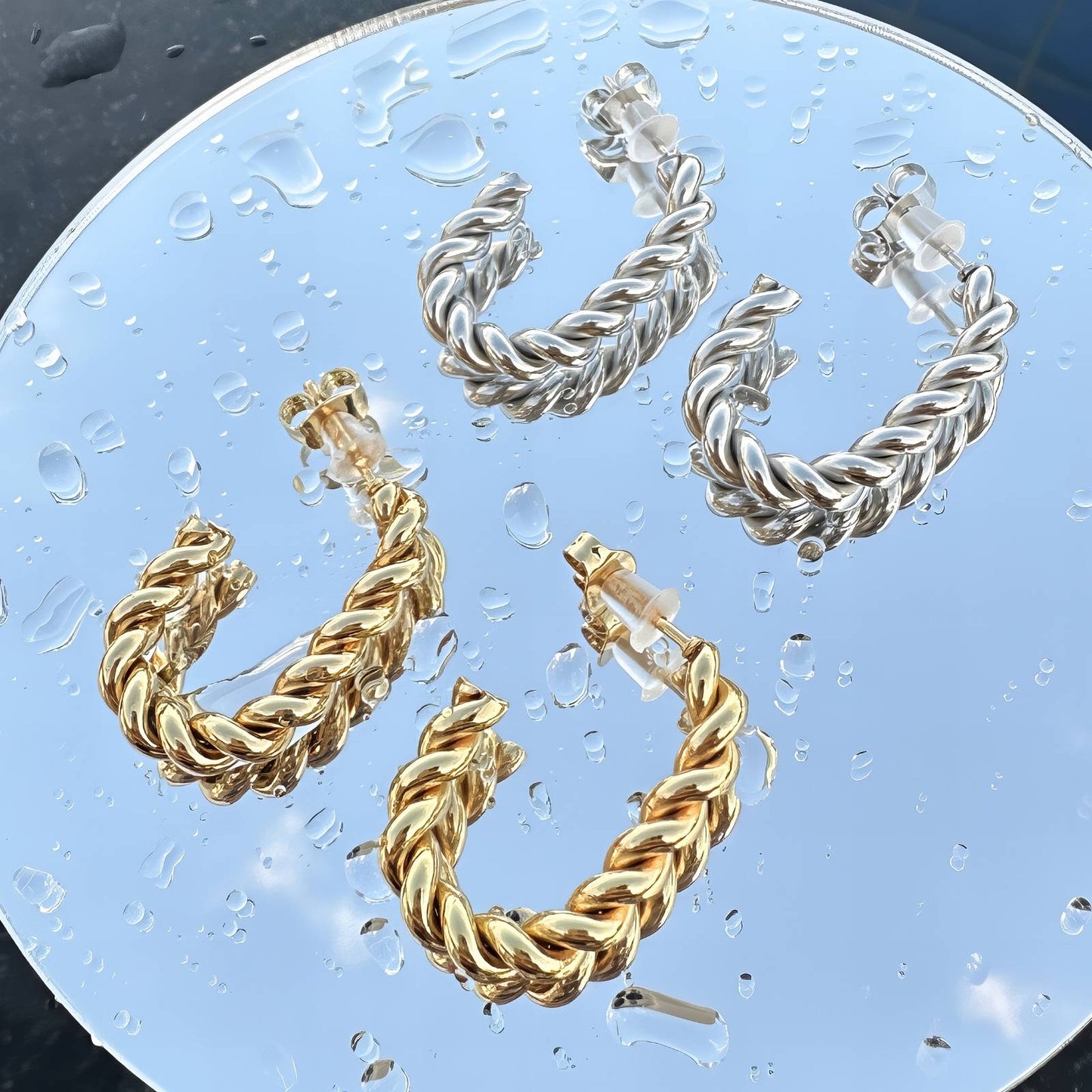 Stainless steel earrings