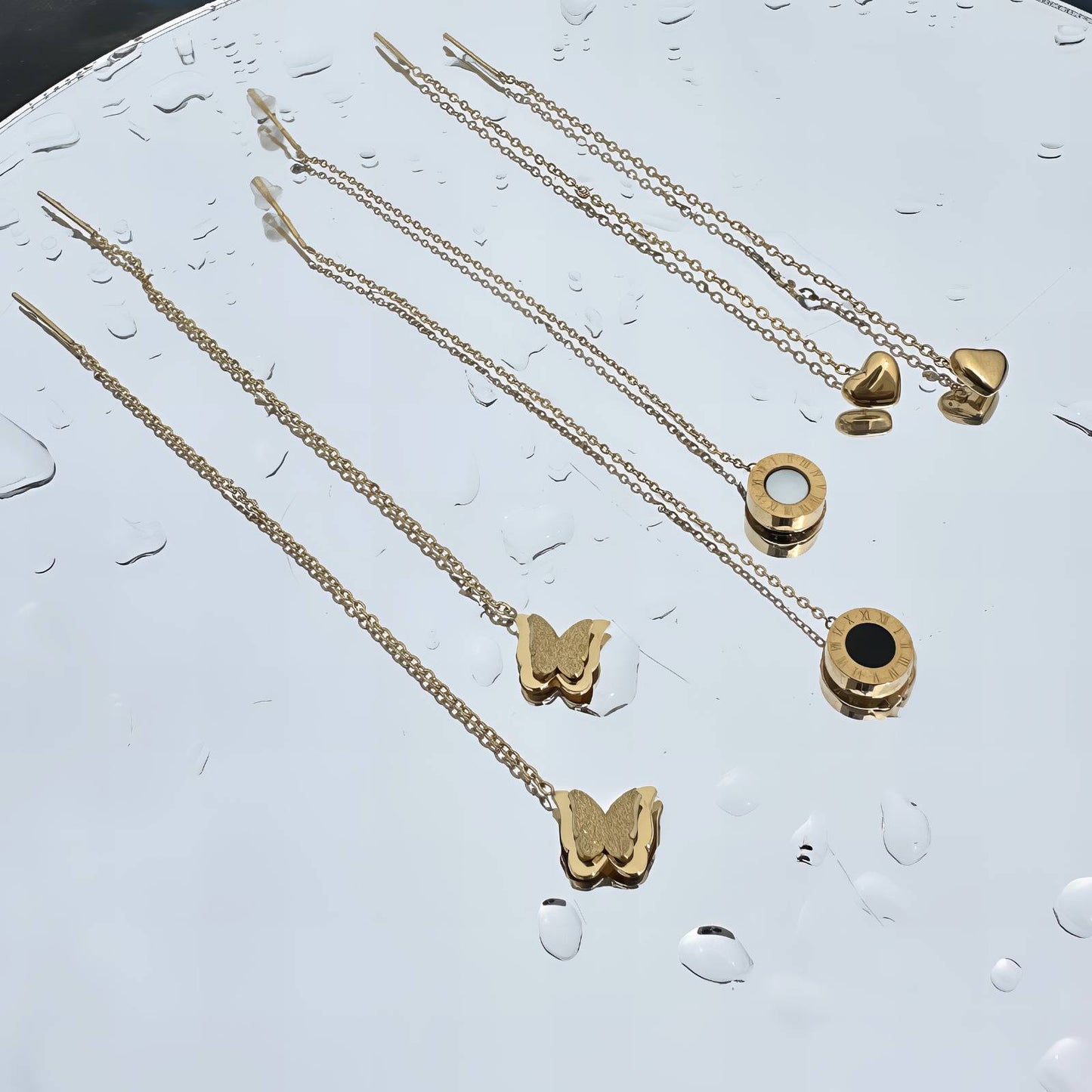 18K gold plated Stainless steel earrings