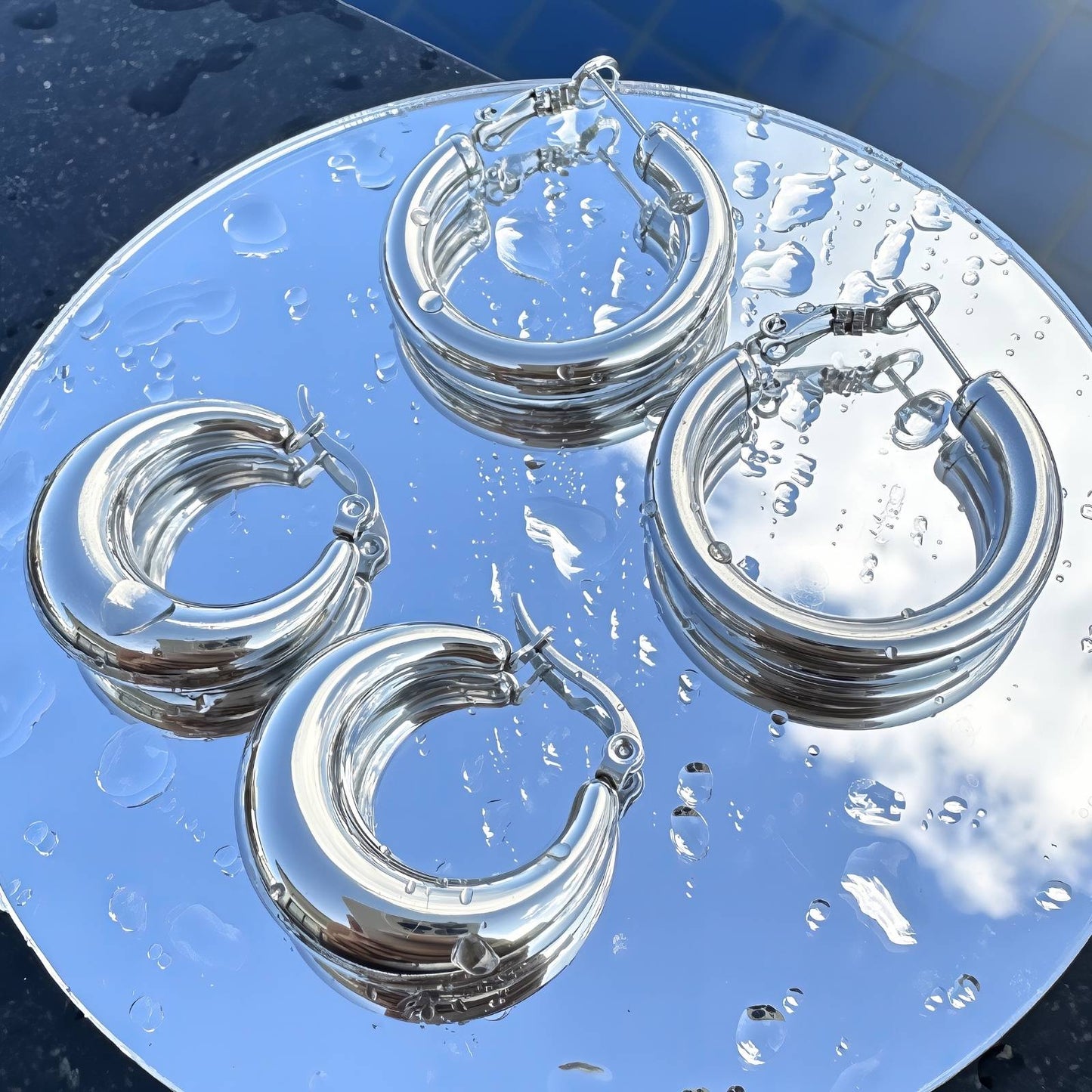 Stainless steel earrings