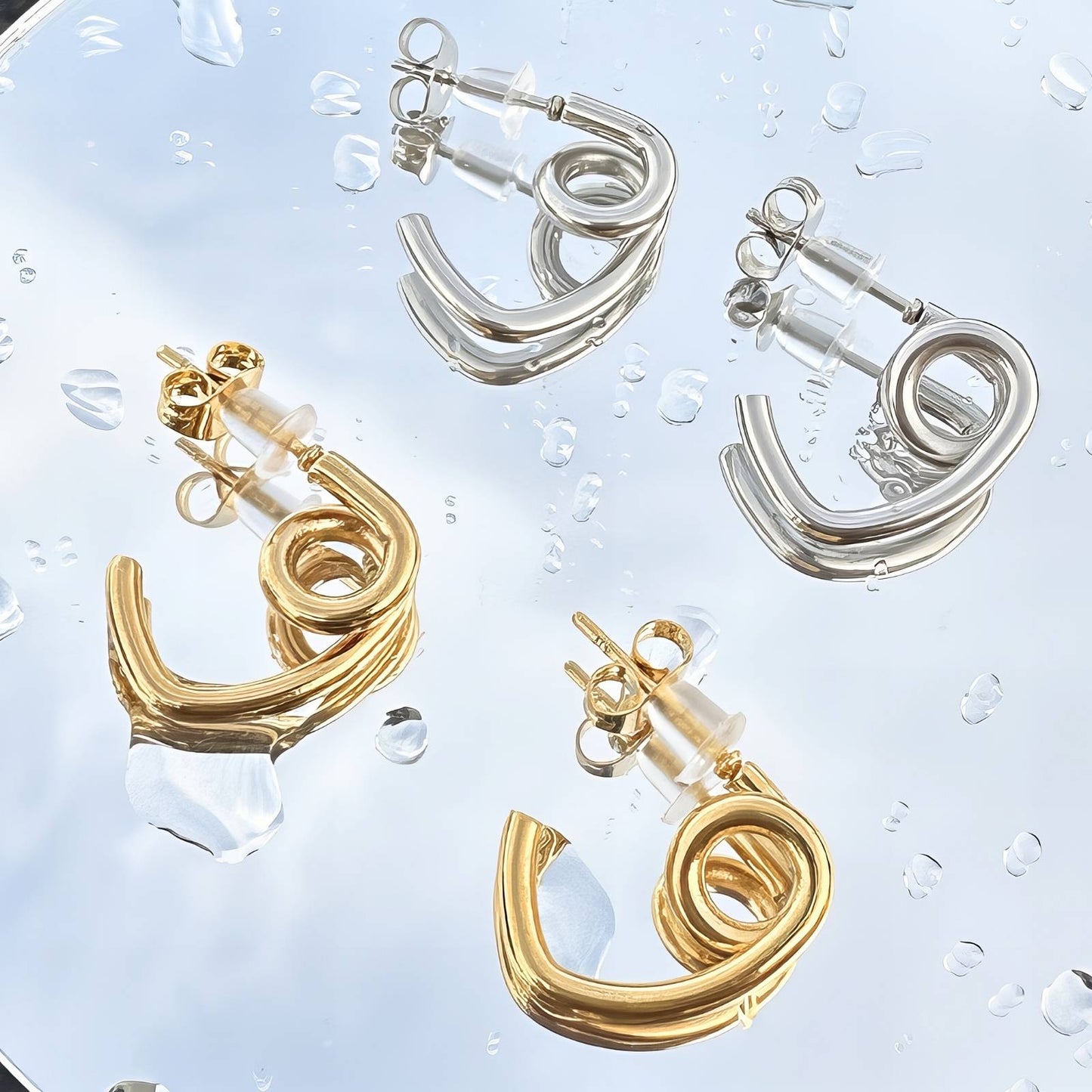 Stainless steel earrings