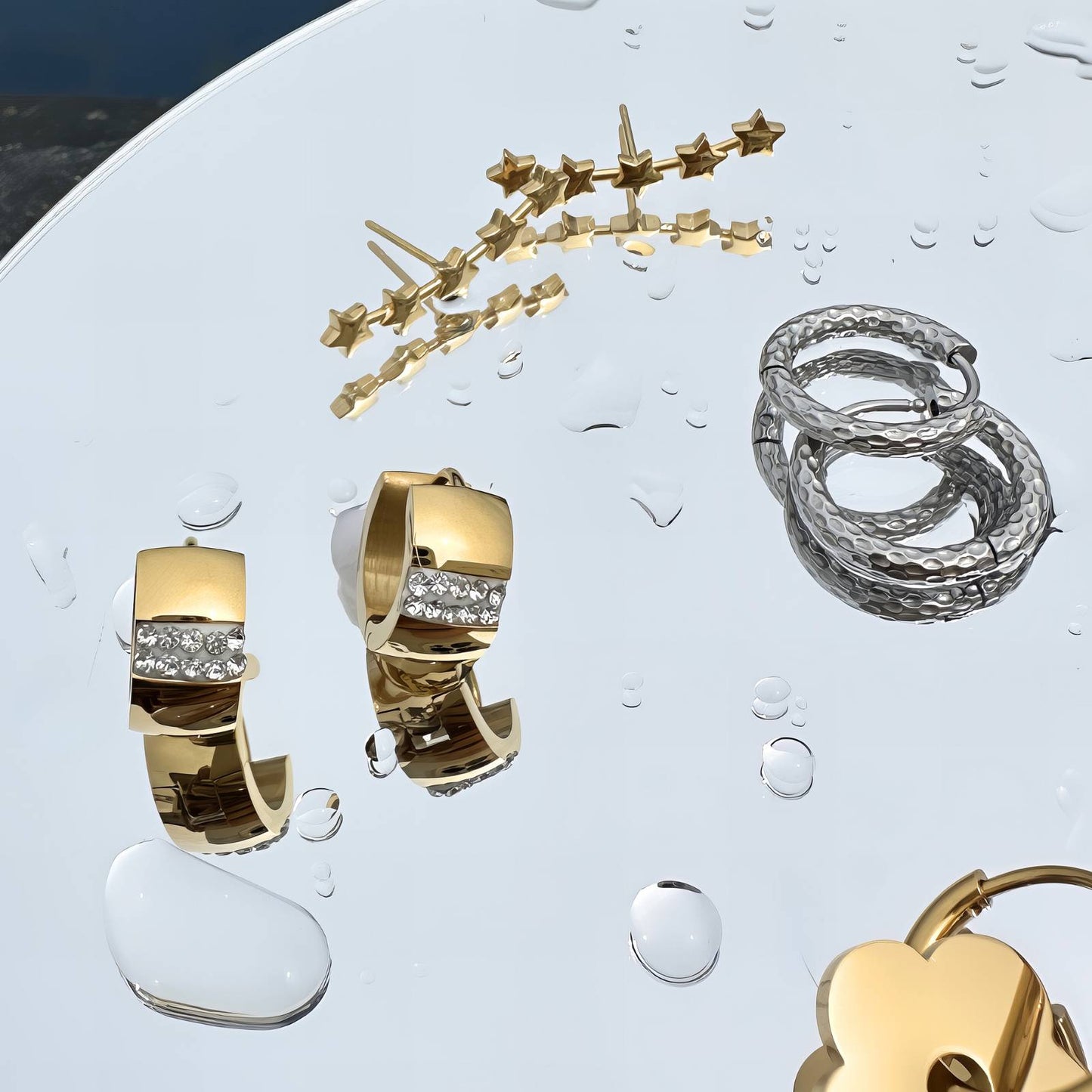 Stainless steel earrings
