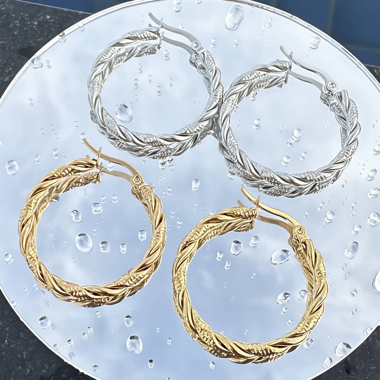 Stainless steel earrings