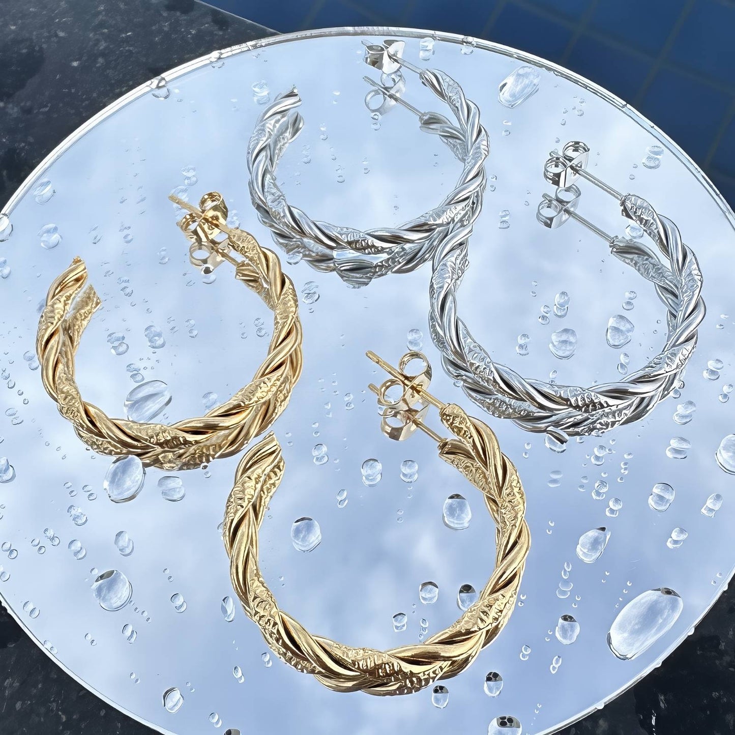 Stainless steel earrings