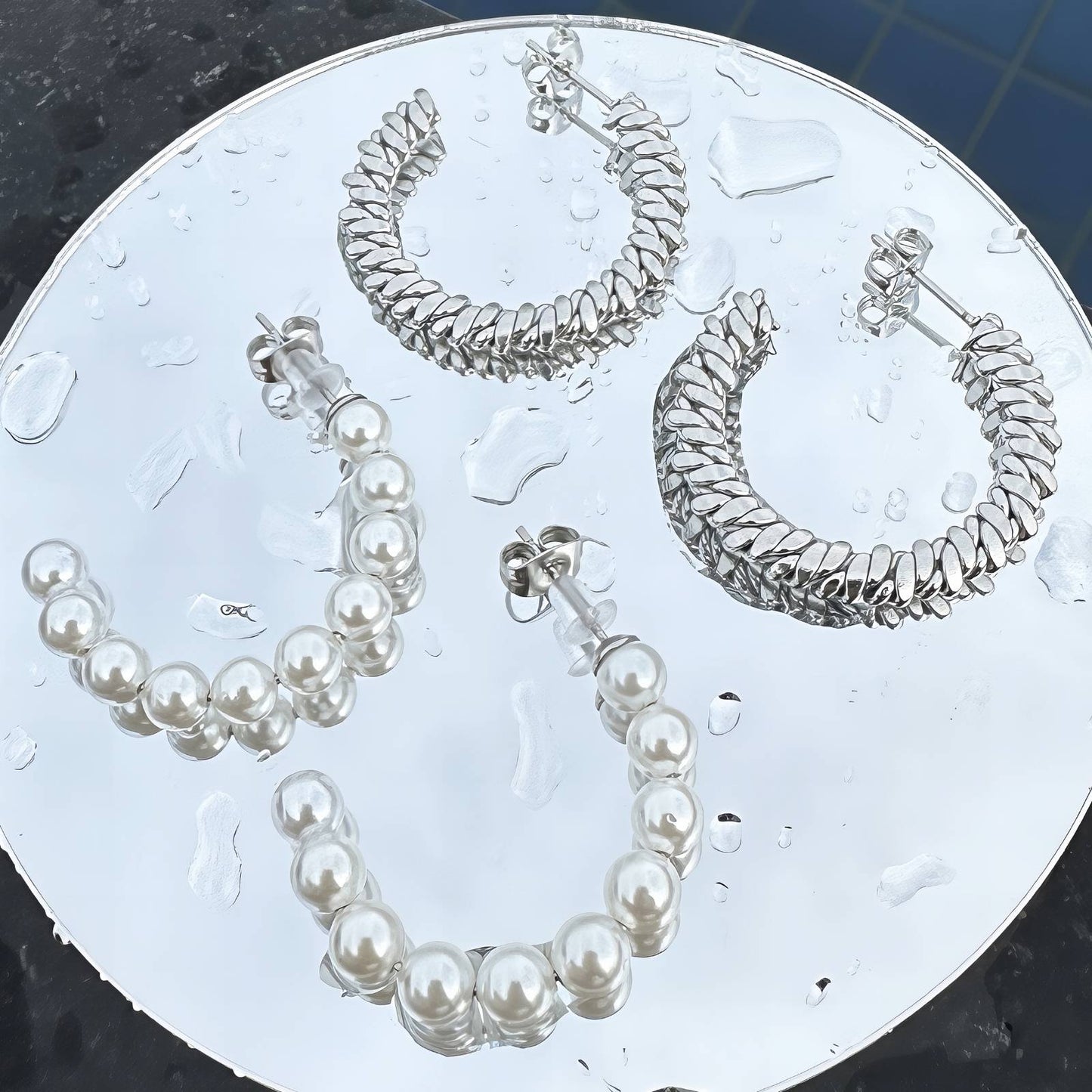Stainless steel earrings