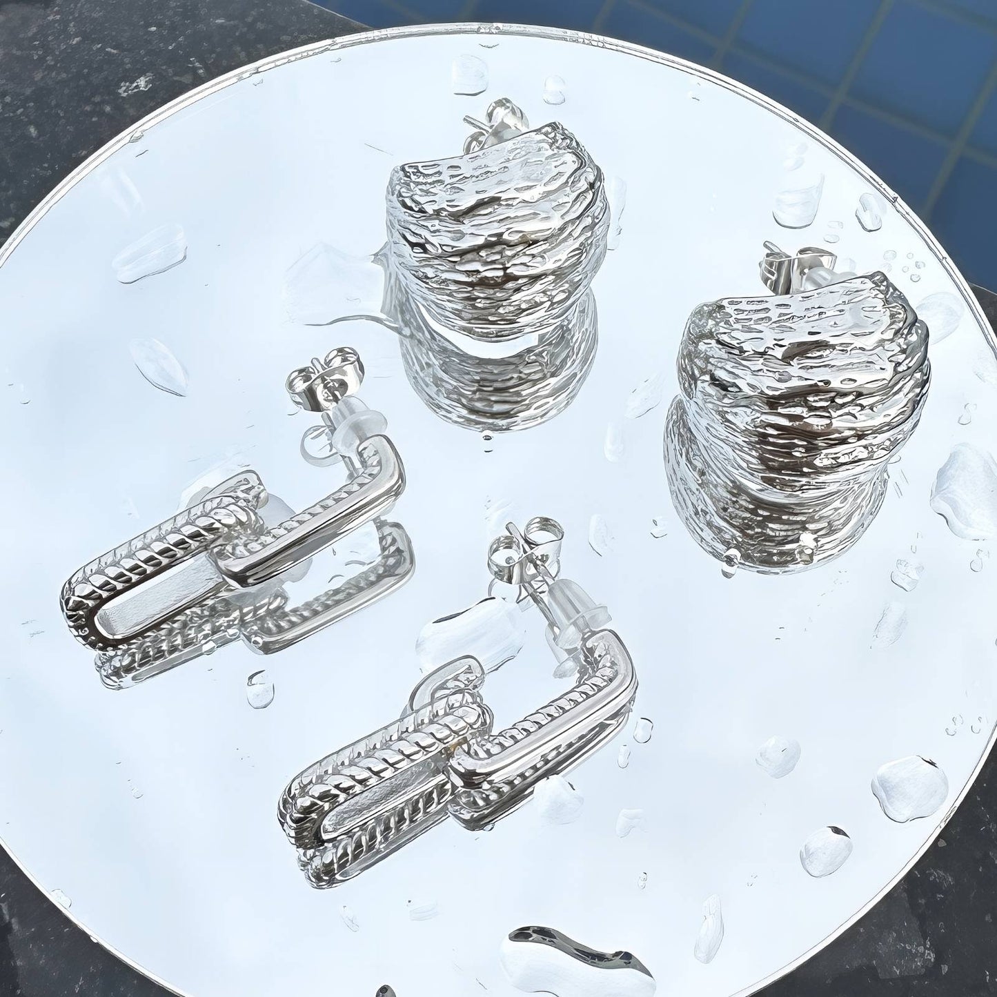 Stainless steel earrings