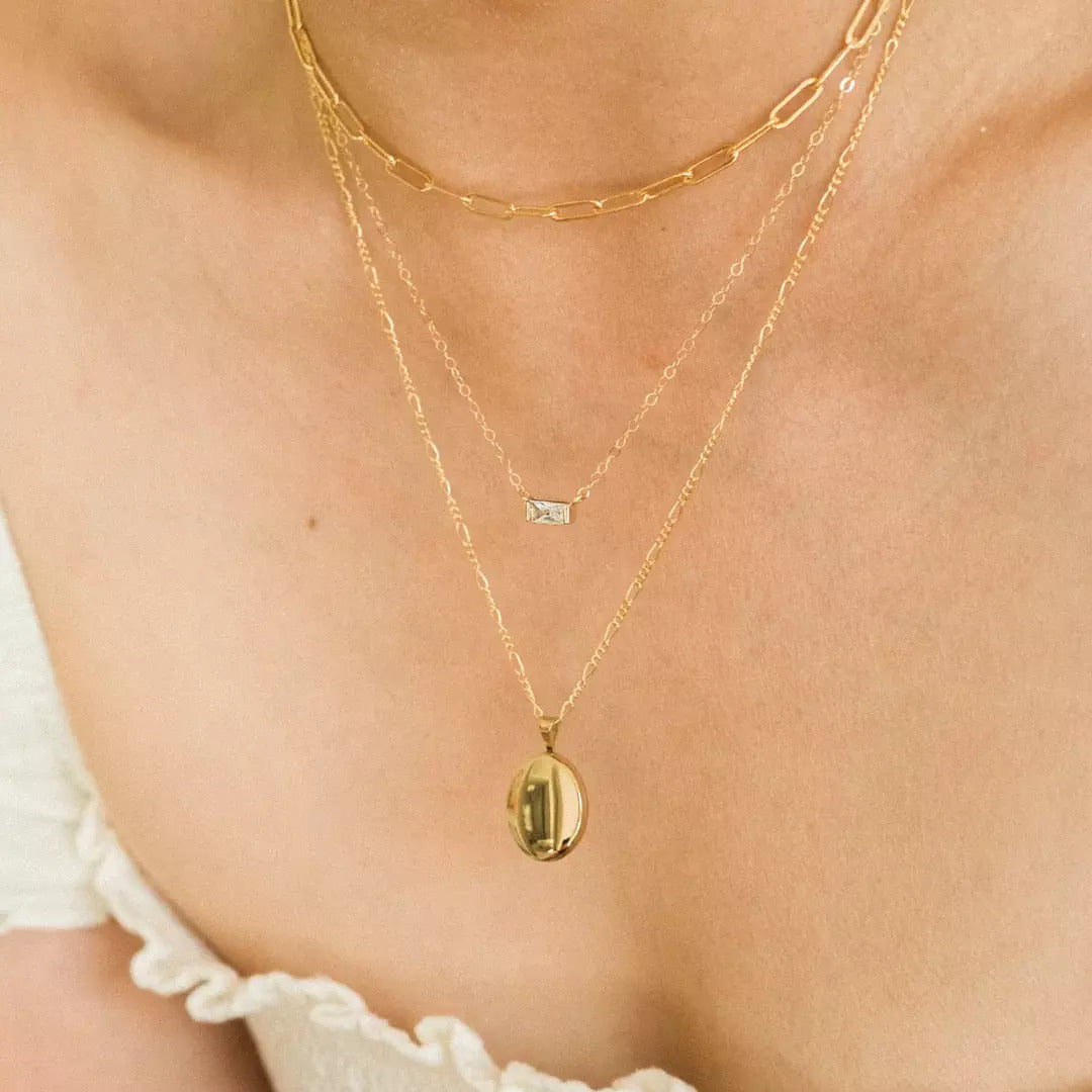 18K gold plated Stainless steel necklace