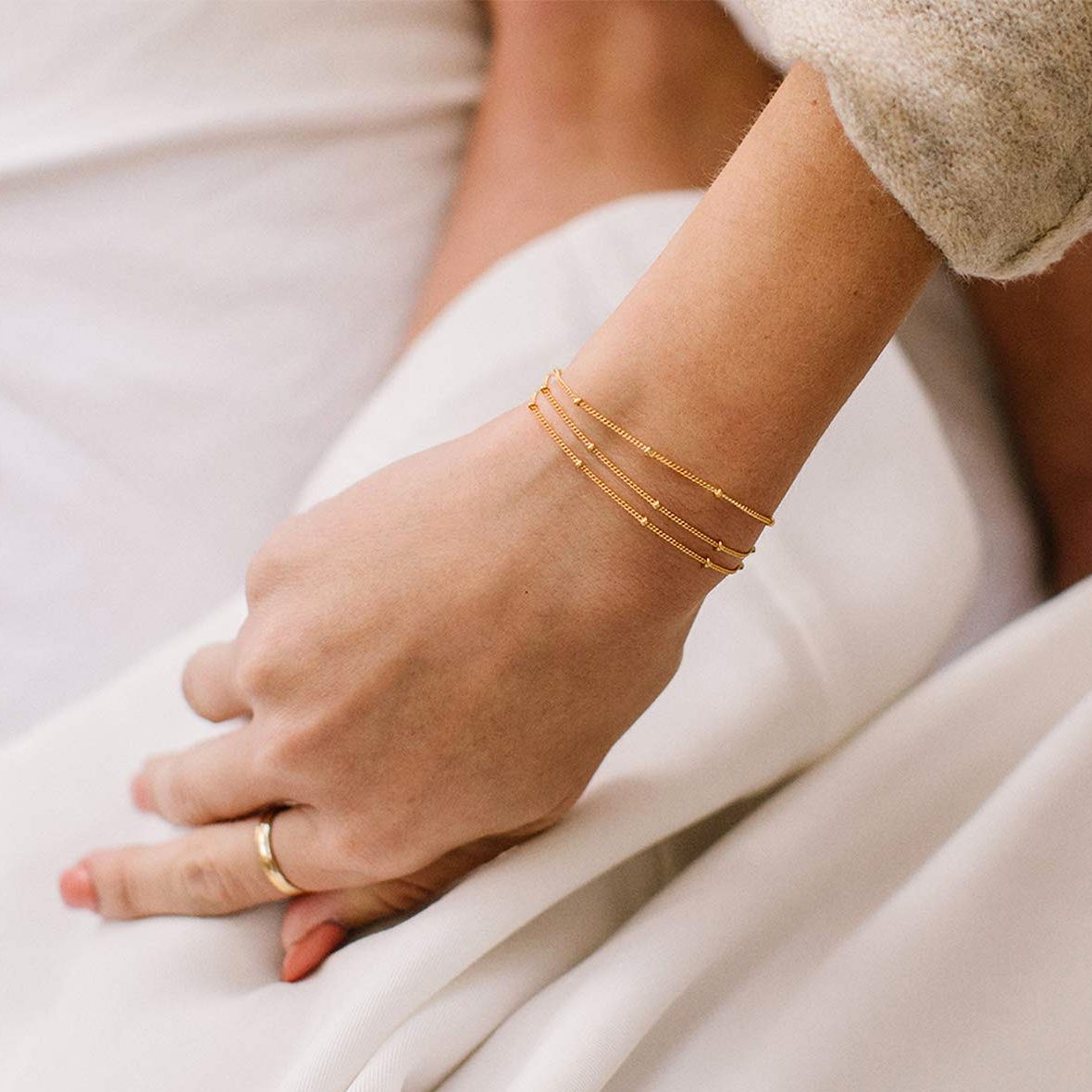 18K gold plated Stainless steel bracelet
