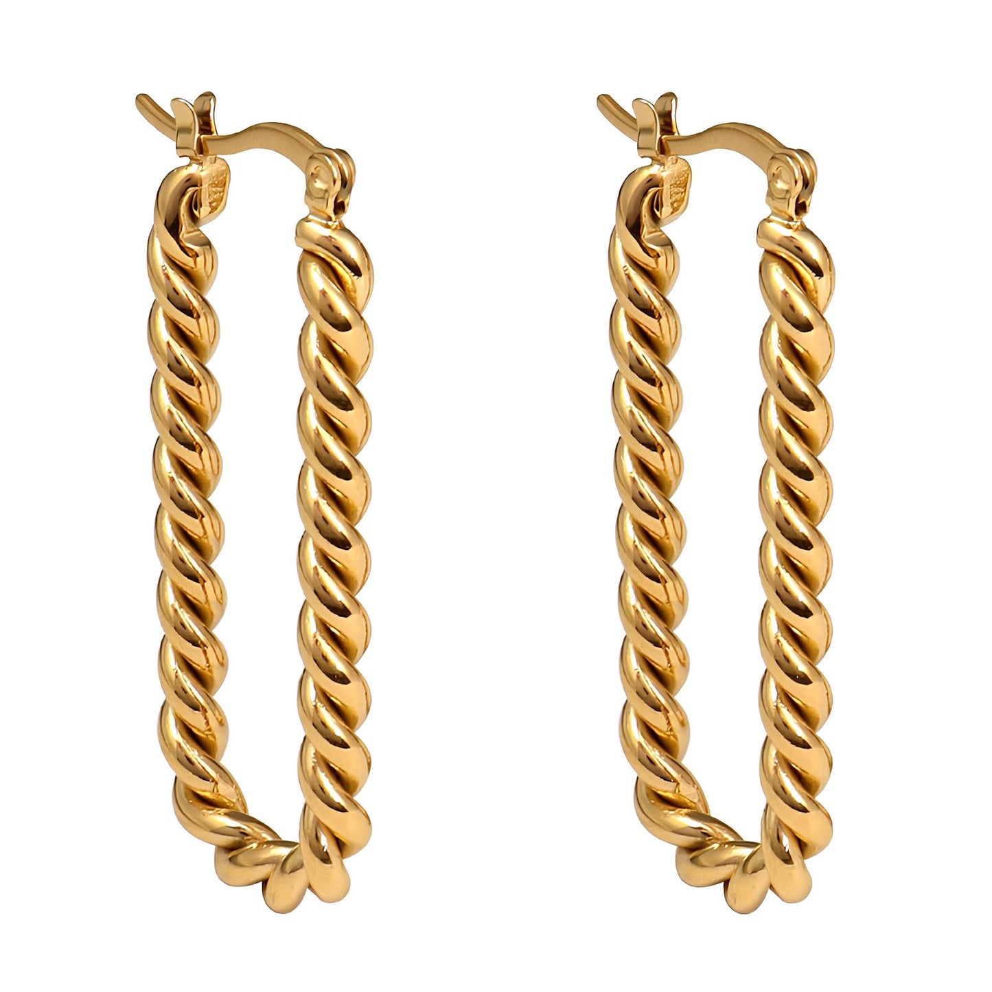 18K gold plated Stainless steel earrings
