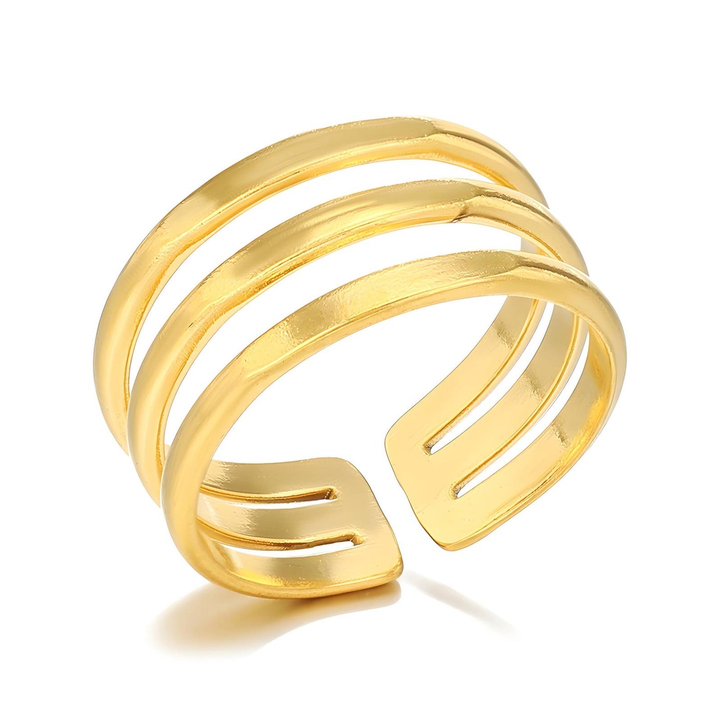 18K gold plated Stainless steel finger ring