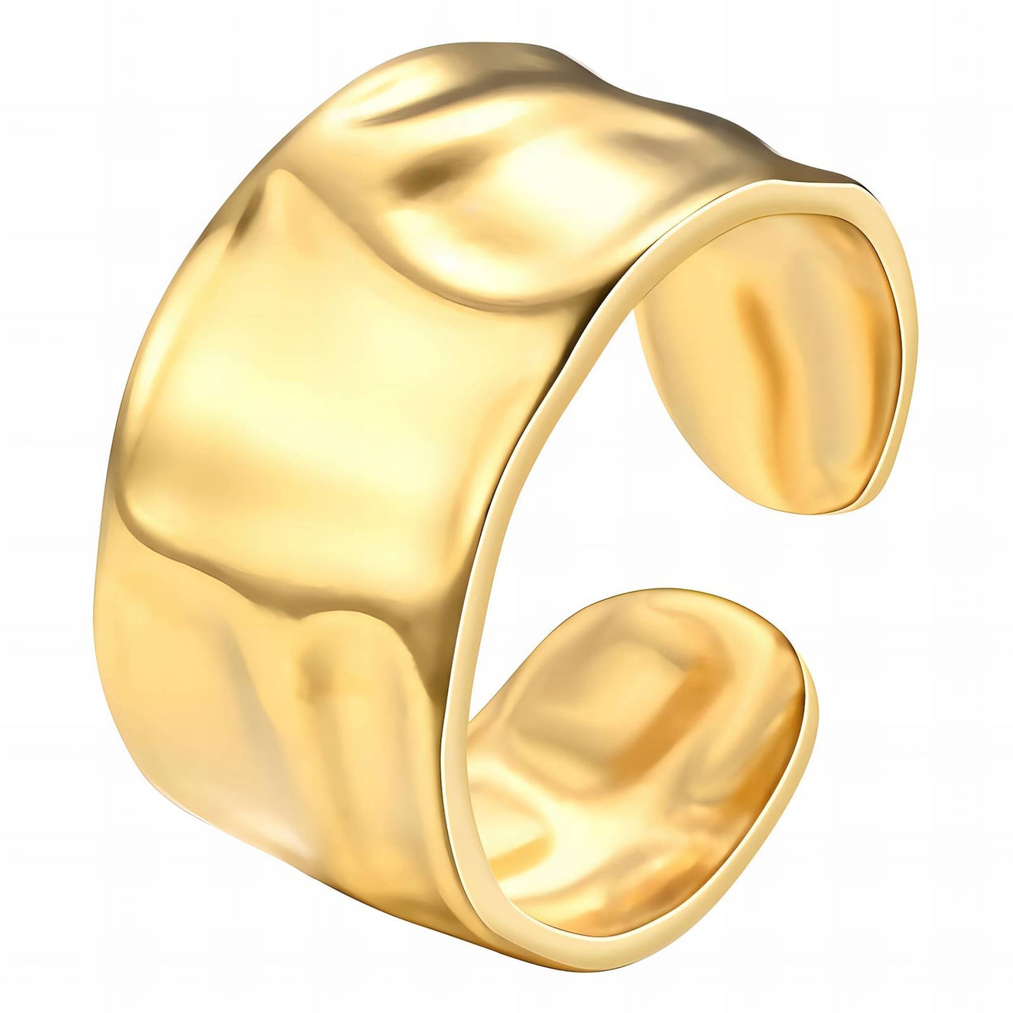 18K gold plated Stainless steel finger ring