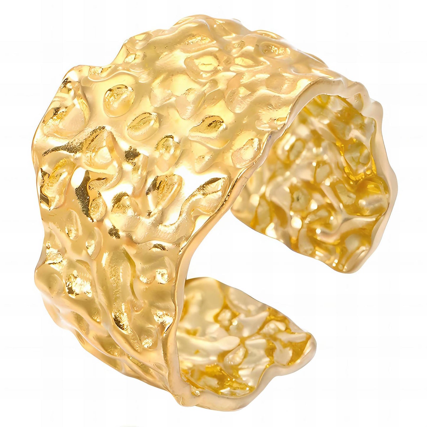18K gold plated Stainless steel finger ring
