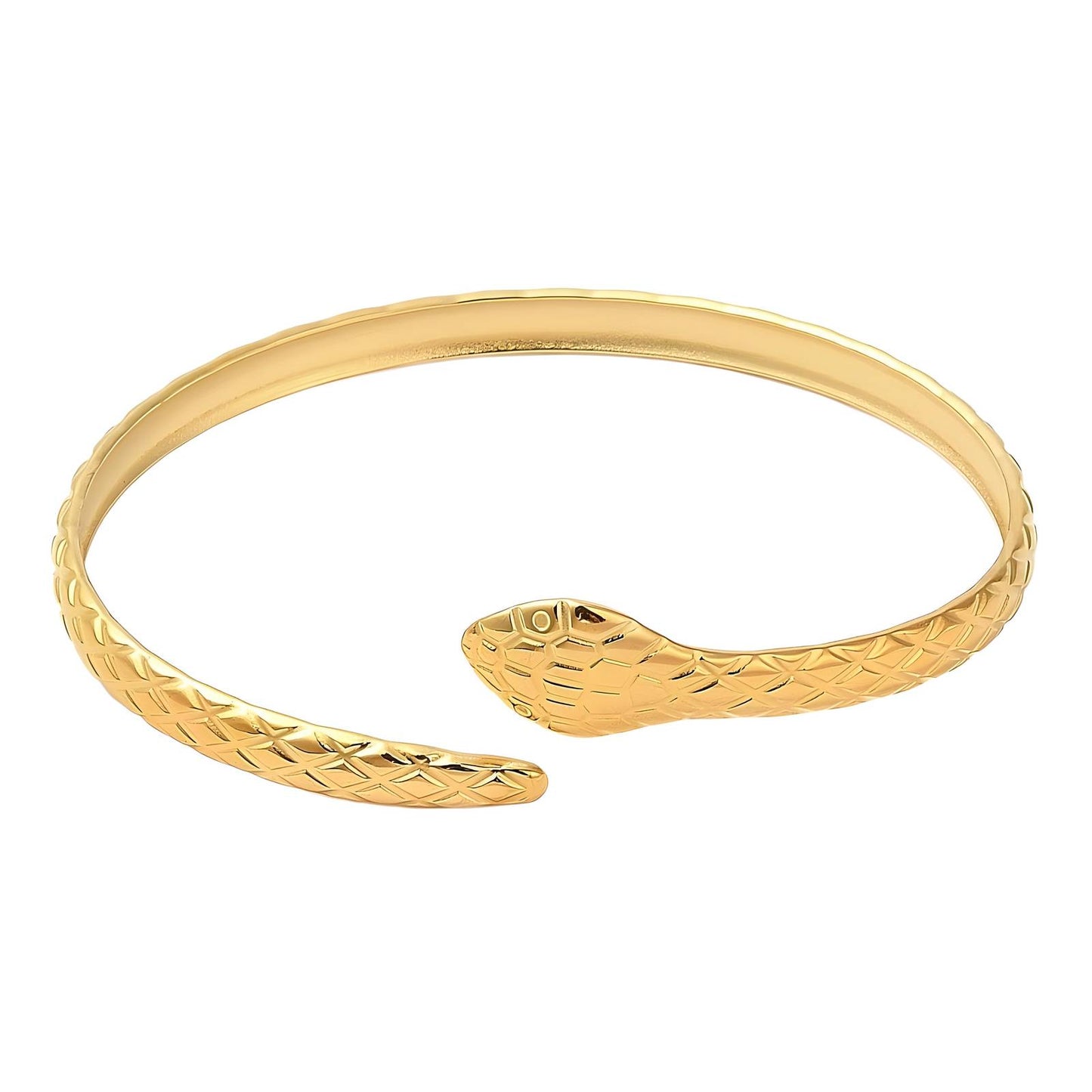18K gold plated Stainless steel Snake bracelet
