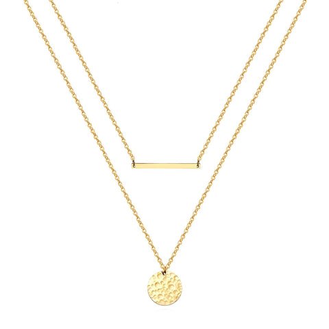 18K gold plated Stainless steel necklace