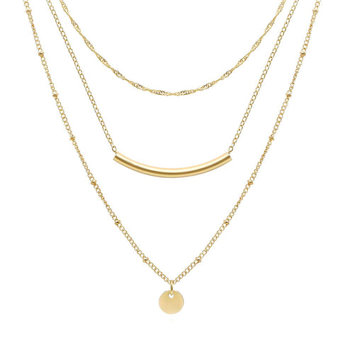18K gold plated Stainless steel necklace