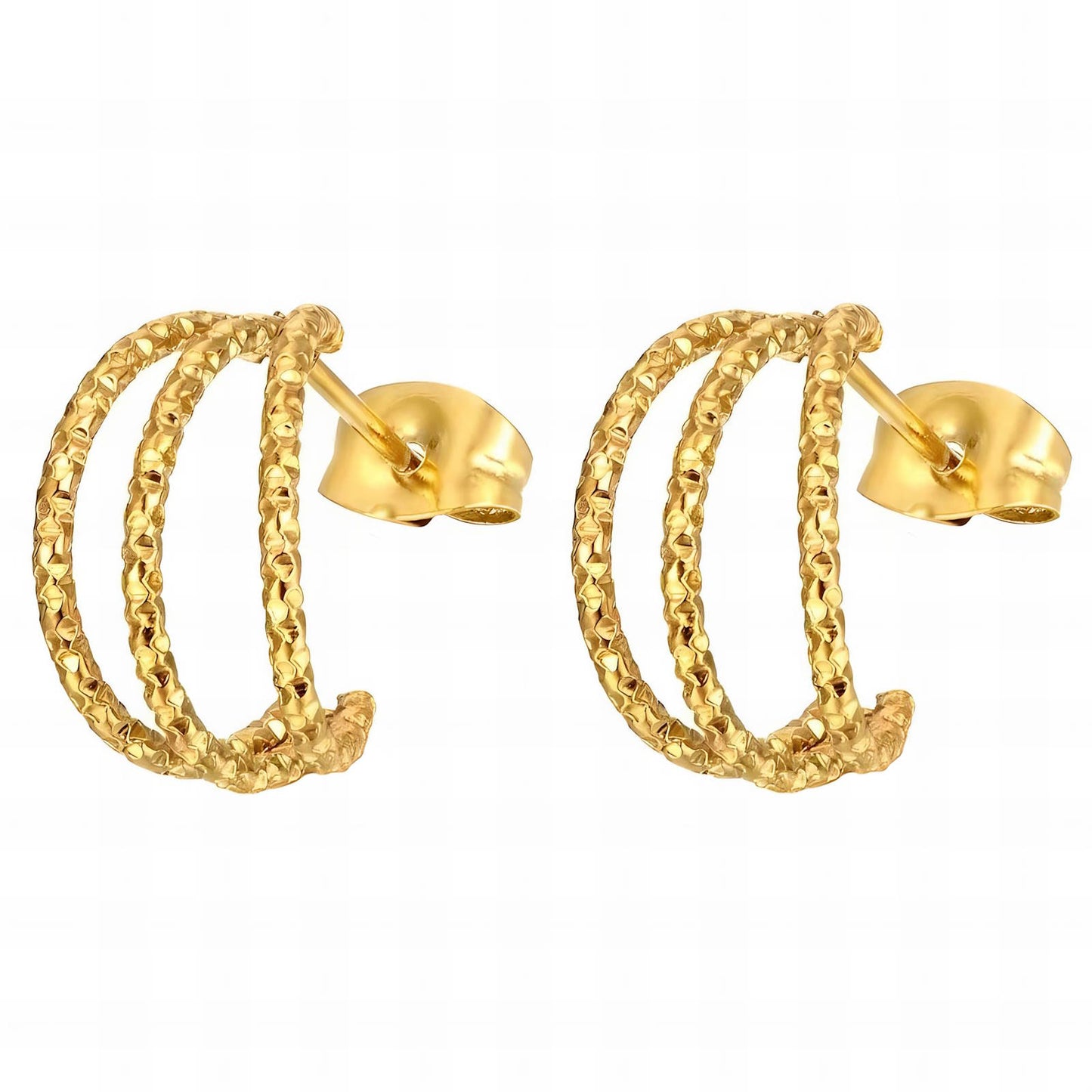 18K gold plated Stainless steel earrings