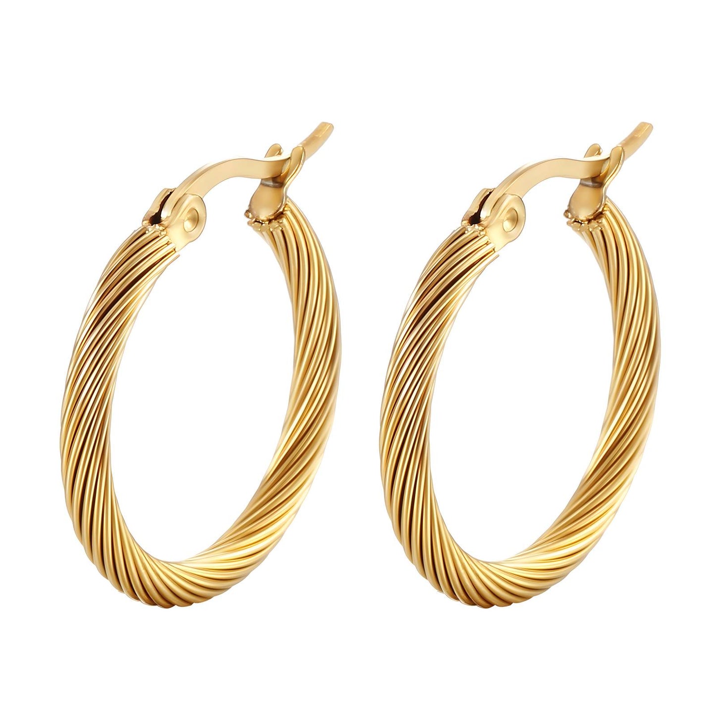 18K gold plated Stainless steel earrings