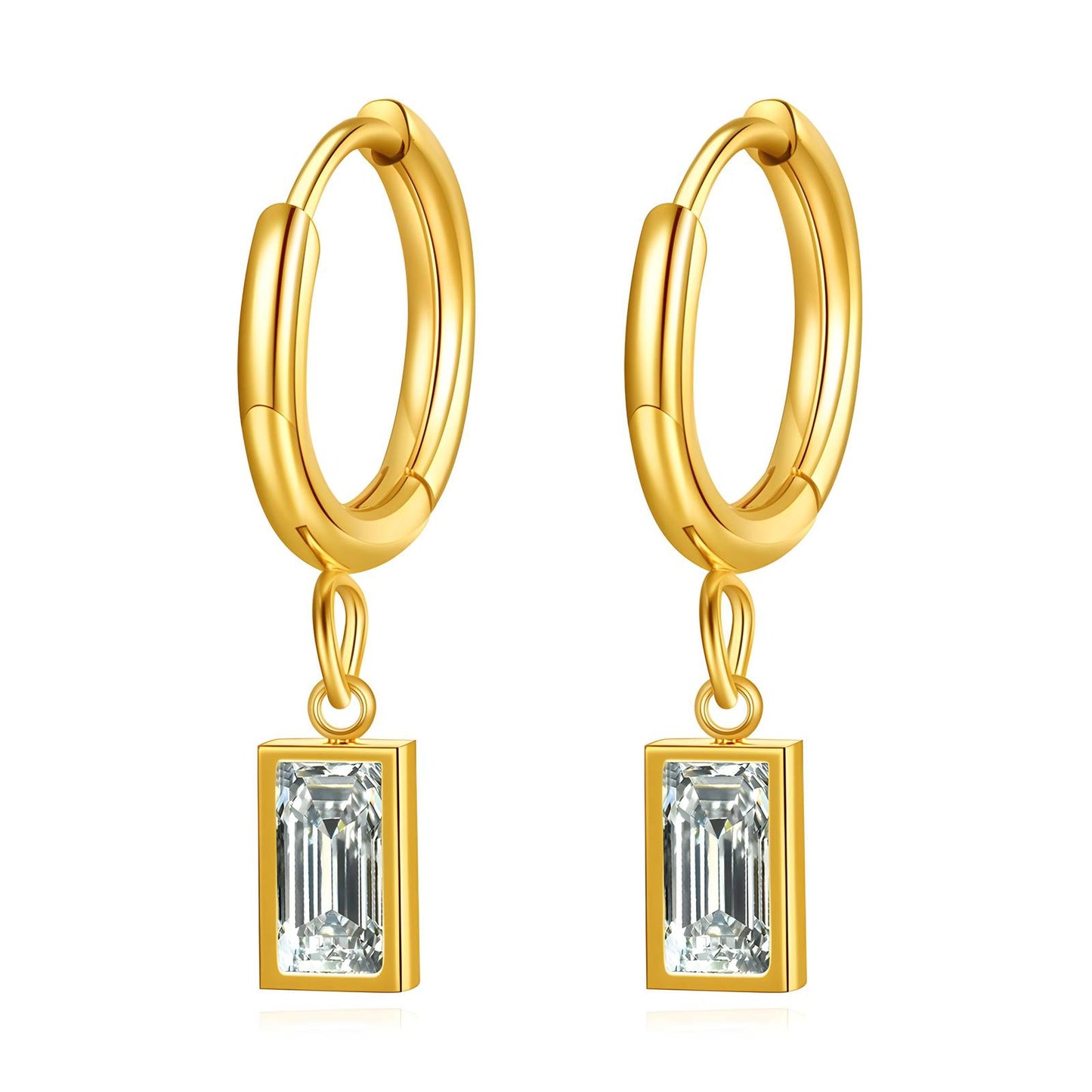 18K gold plated Stainless steel earrings