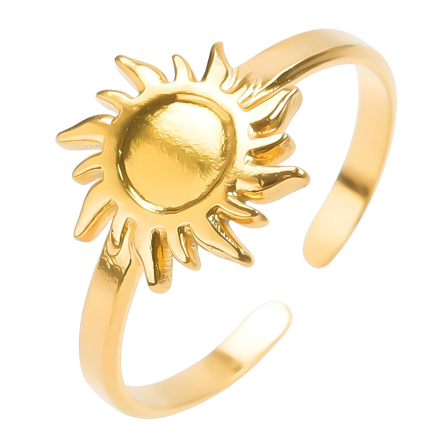 18K gold plated Stainless steel finger ring