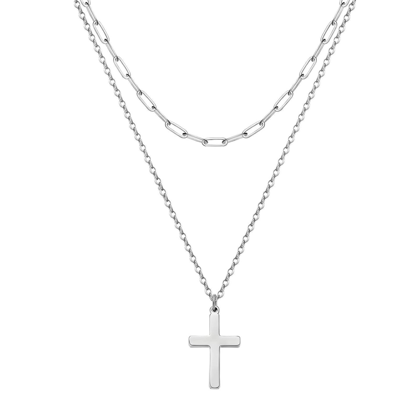 Stainless steel Crosses necklace