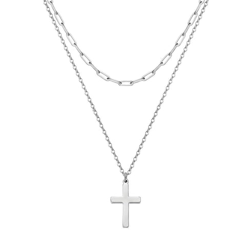 Stainless steel Crosses necklace