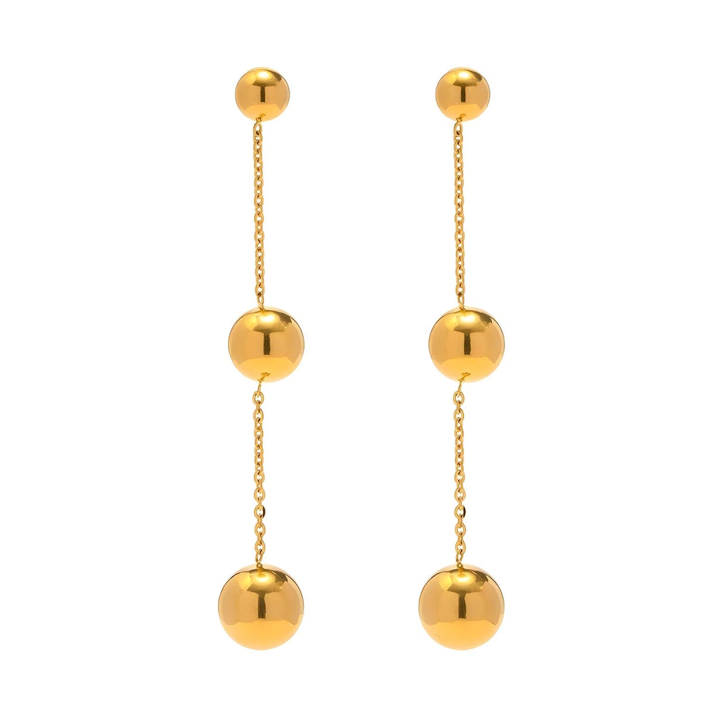18K gold plated Stainless steel earrings