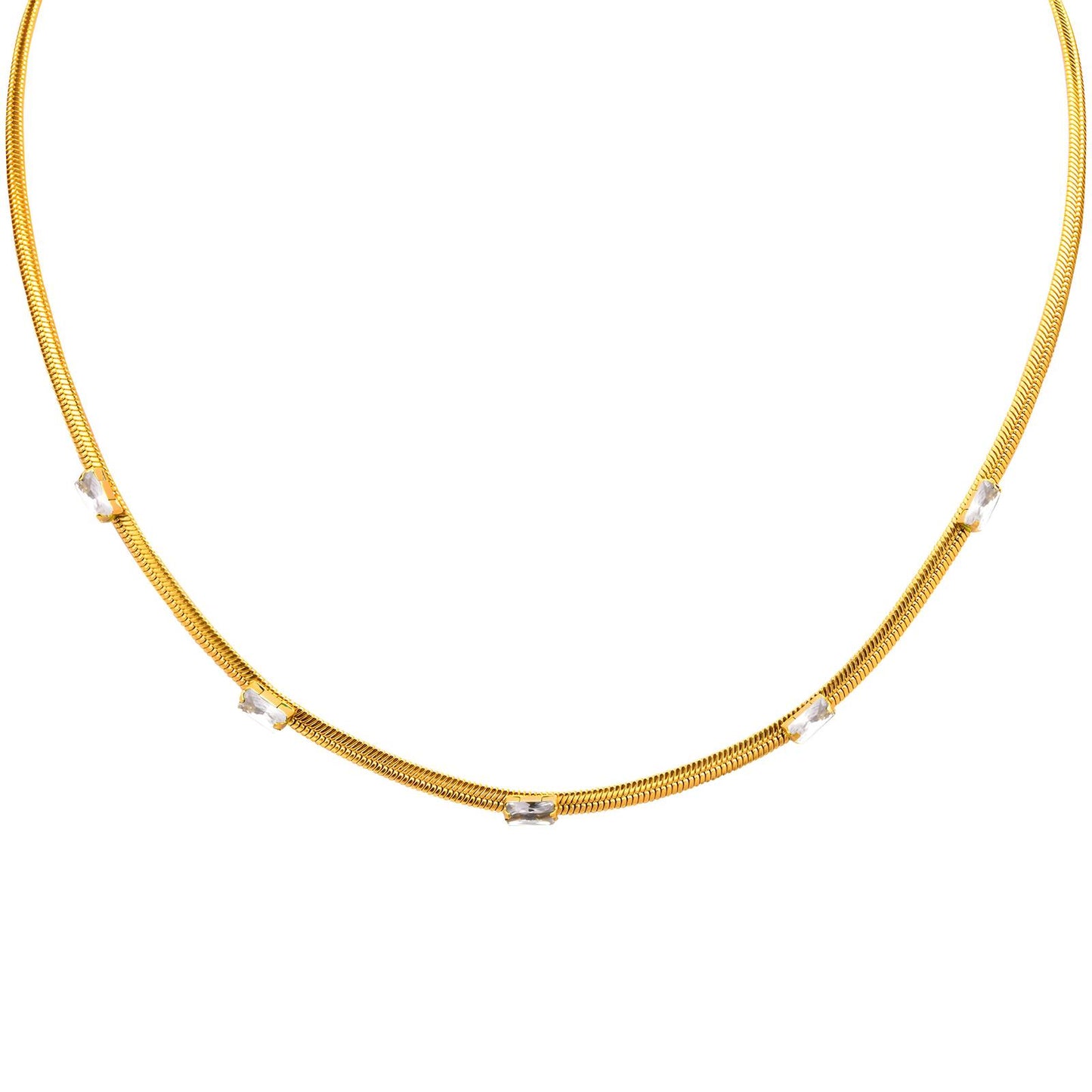 18K gold plated Stainless steel necklace