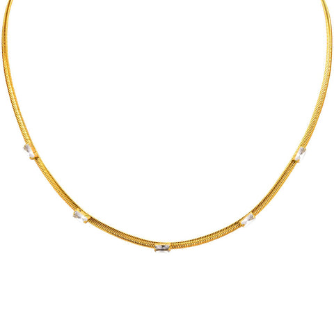 18K gold plated Stainless steel necklace