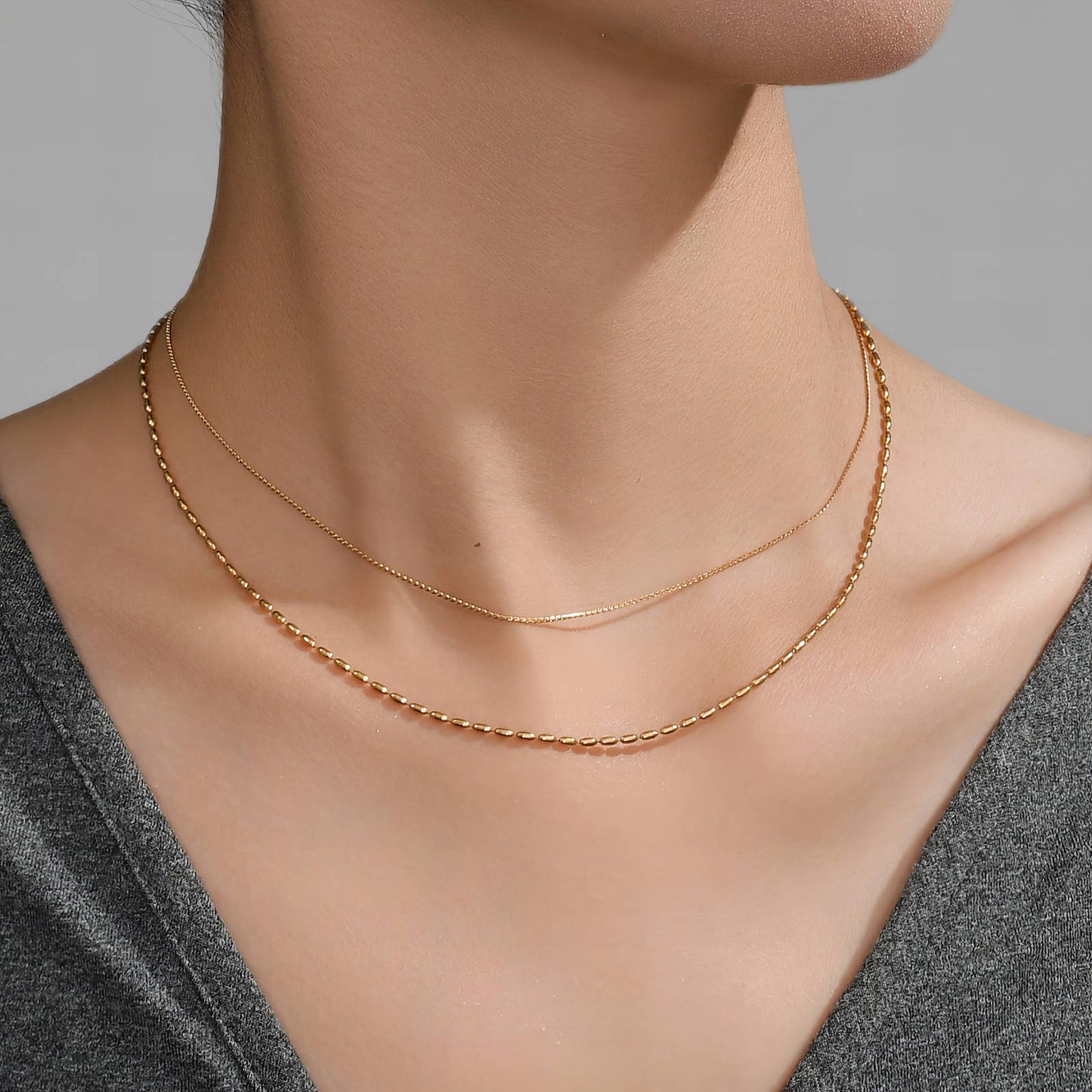 18K gold plated Stainless steel necklace