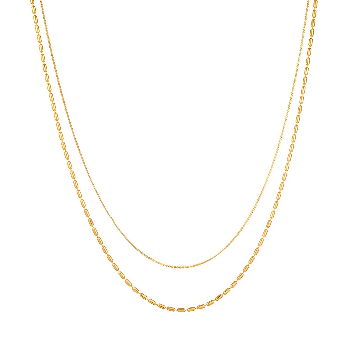 18K gold plated Stainless steel necklace