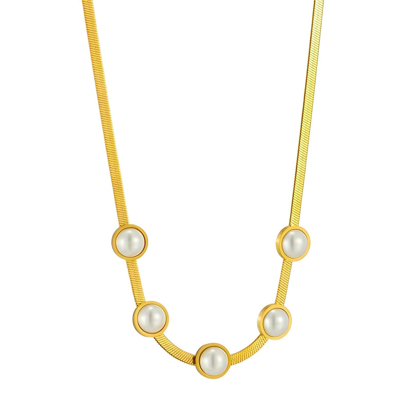 18K gold plated Stainless steel necklace