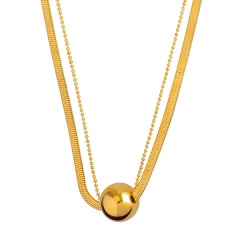 18K gold plated Stainless steel necklace