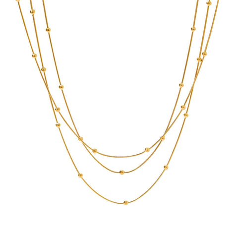 18K gold plated Stainless steel necklace