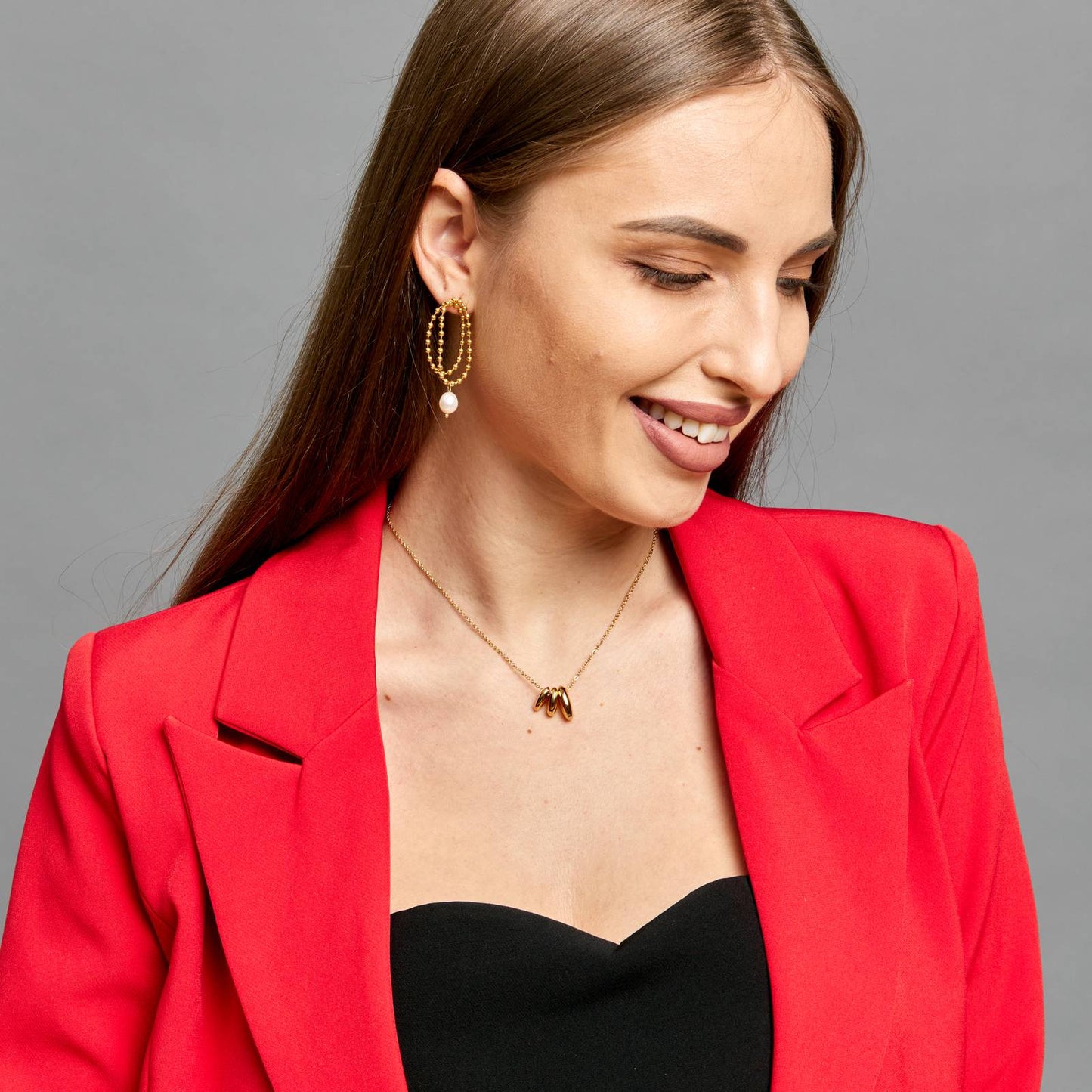 18K gold plated Stainless steel earrings
