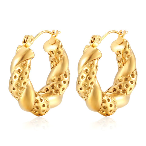 18K gold plated Stainless steel earrings