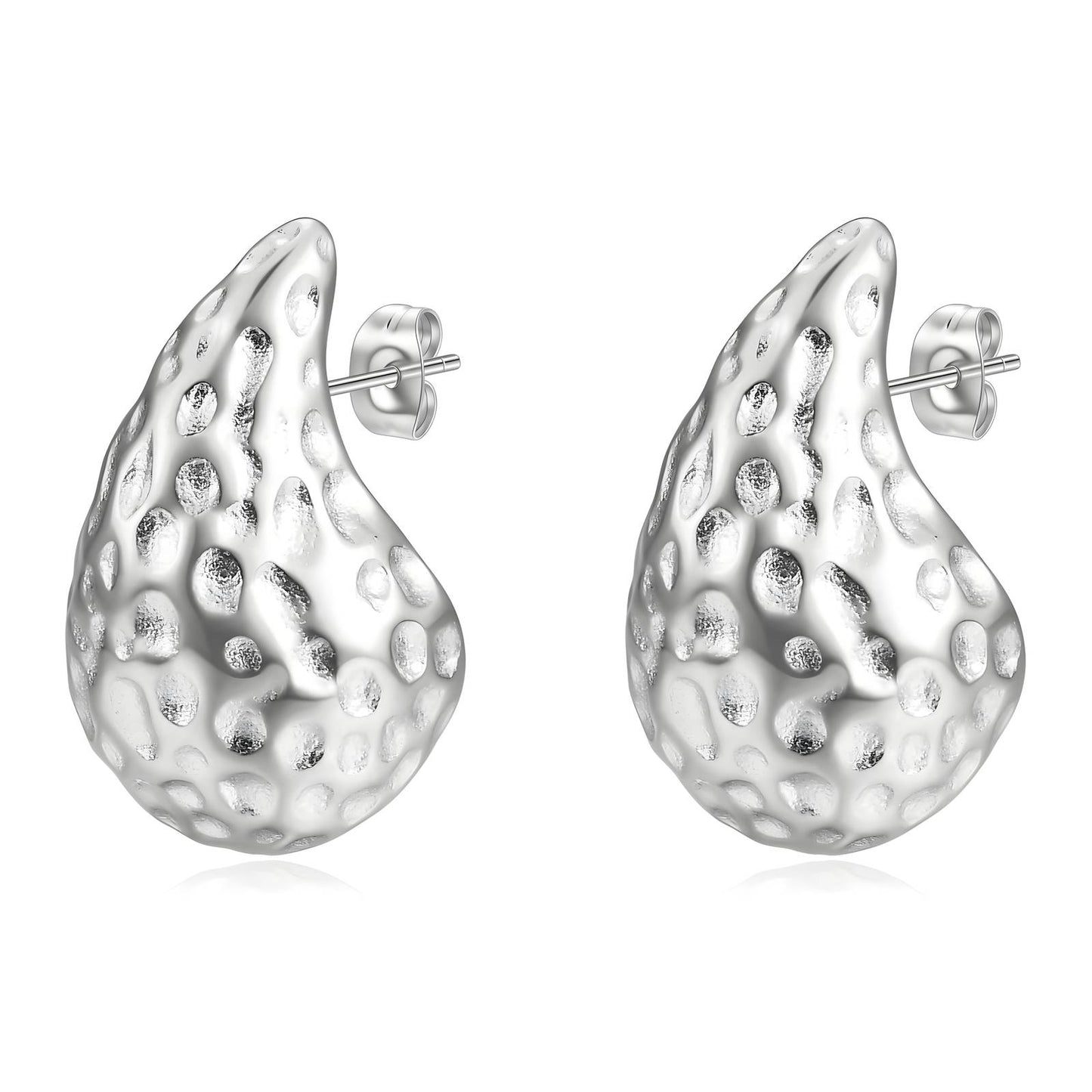 Stainless steel Teardrops earrings