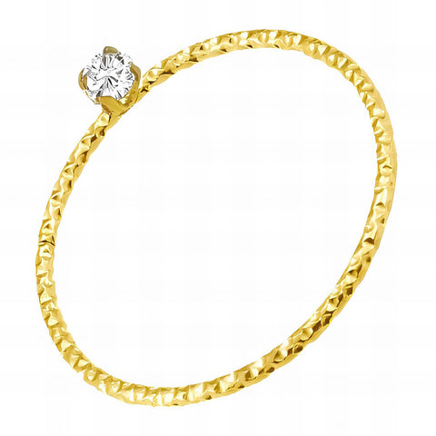 18K gold plated Stainless steel finger ring