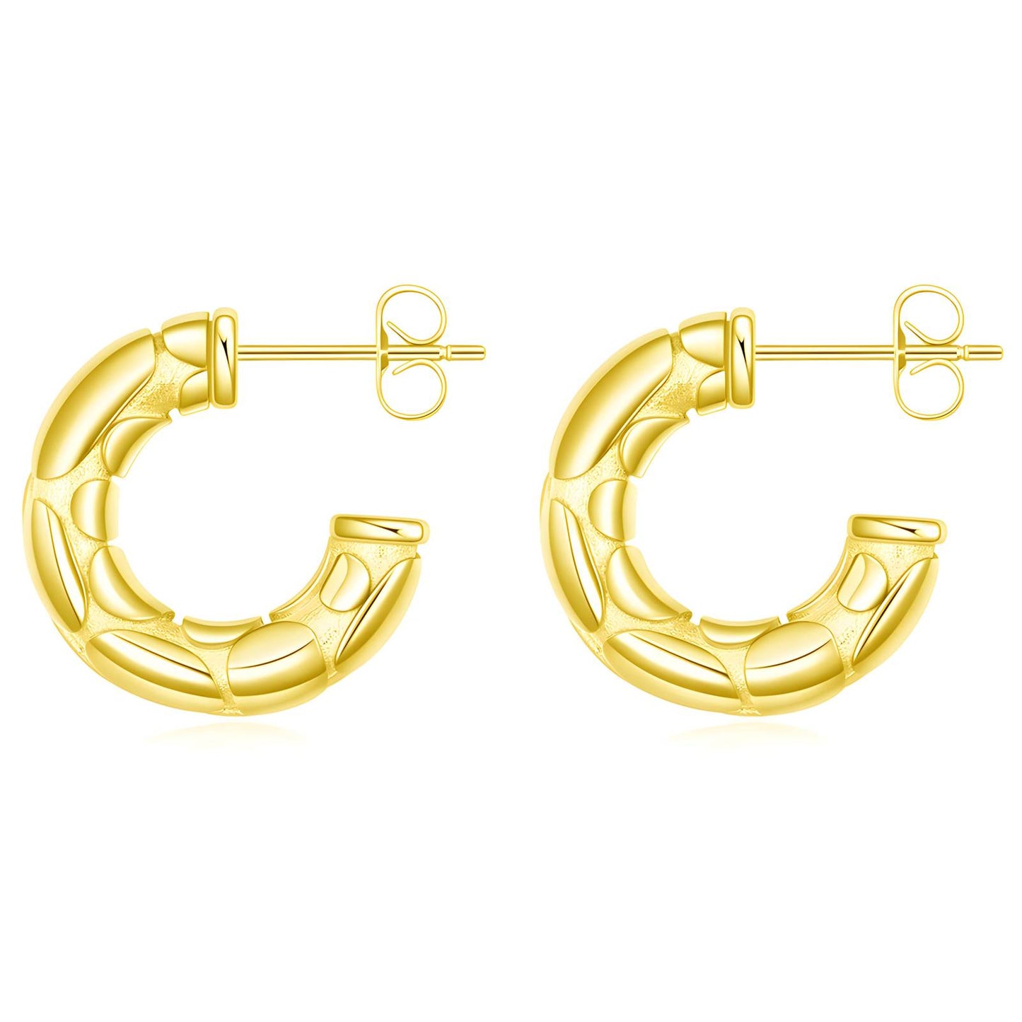 18K gold plated Stainless steel earrings