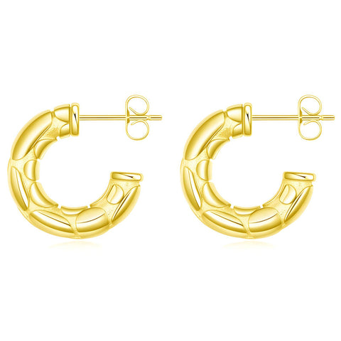 18K gold plated Stainless steel earrings