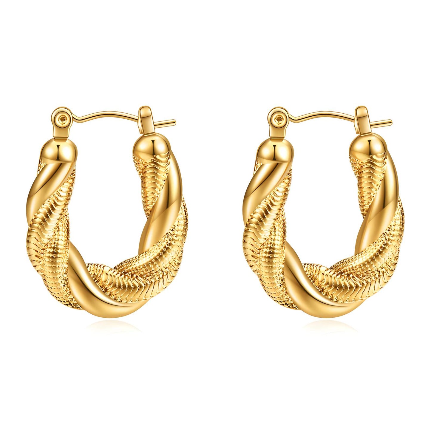 18K gold plated Stainless steel earrings
