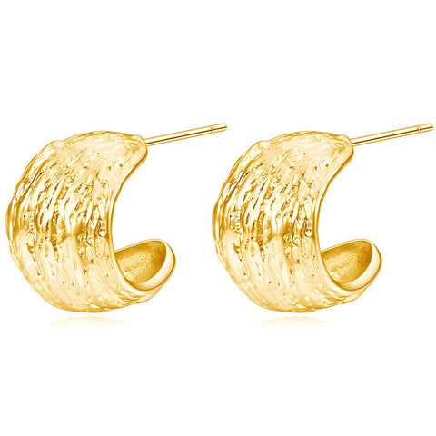 18K gold plated Stainless steel earrings