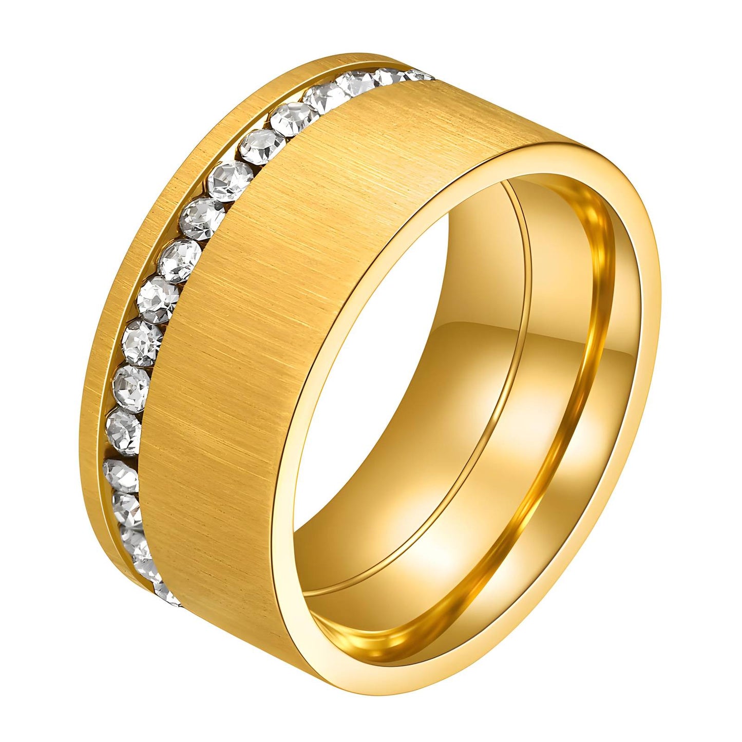 18K gold plated Stainless steel finger ring