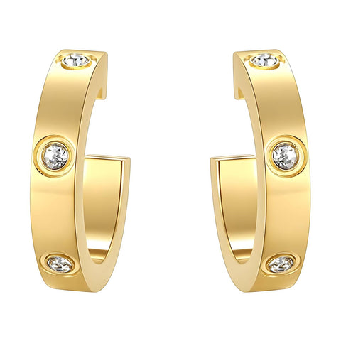 18K gold plated Stainless steel earrings
