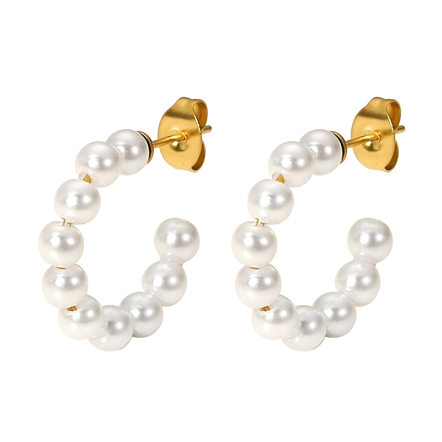 18K gold plated Stainless steel earrings