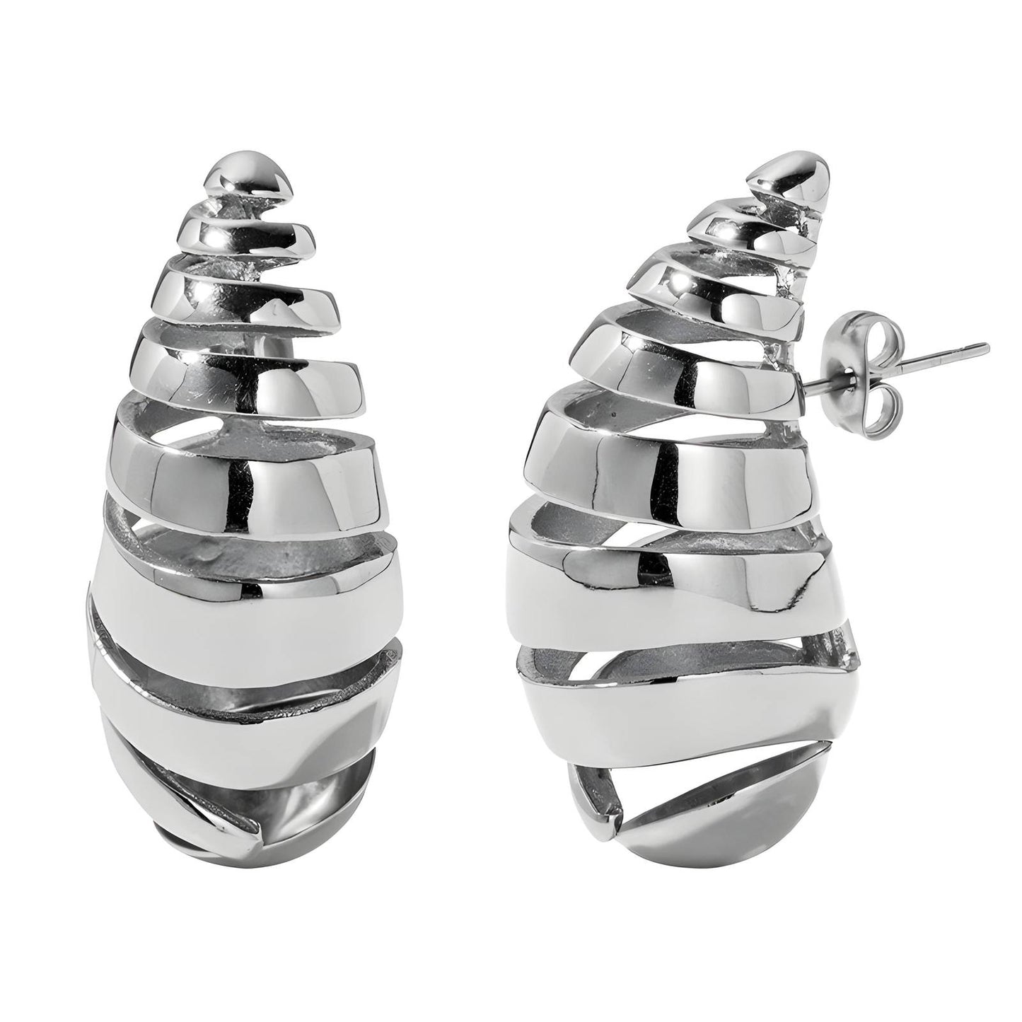 Stainless steel Teardrops earrings