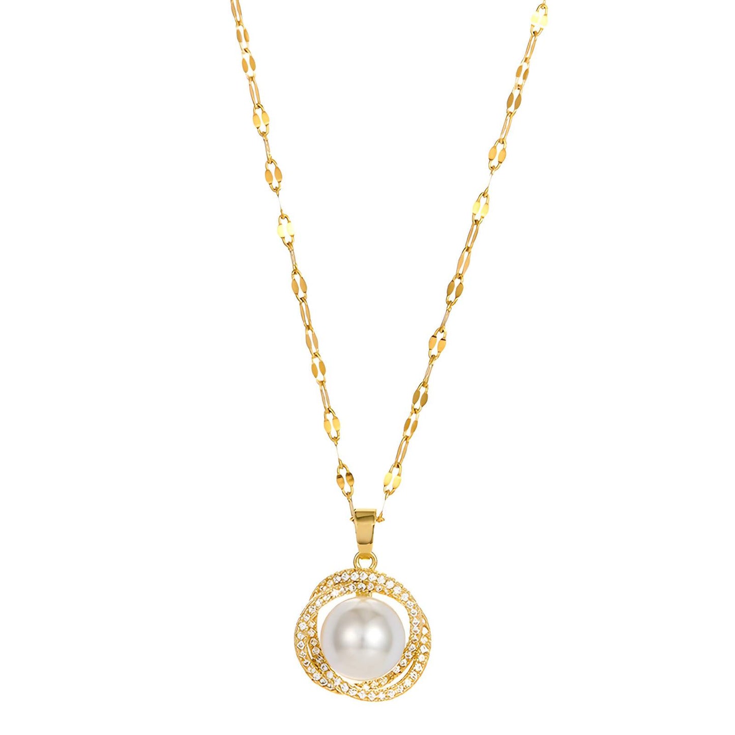 18K gold plated Stainless steel necklace