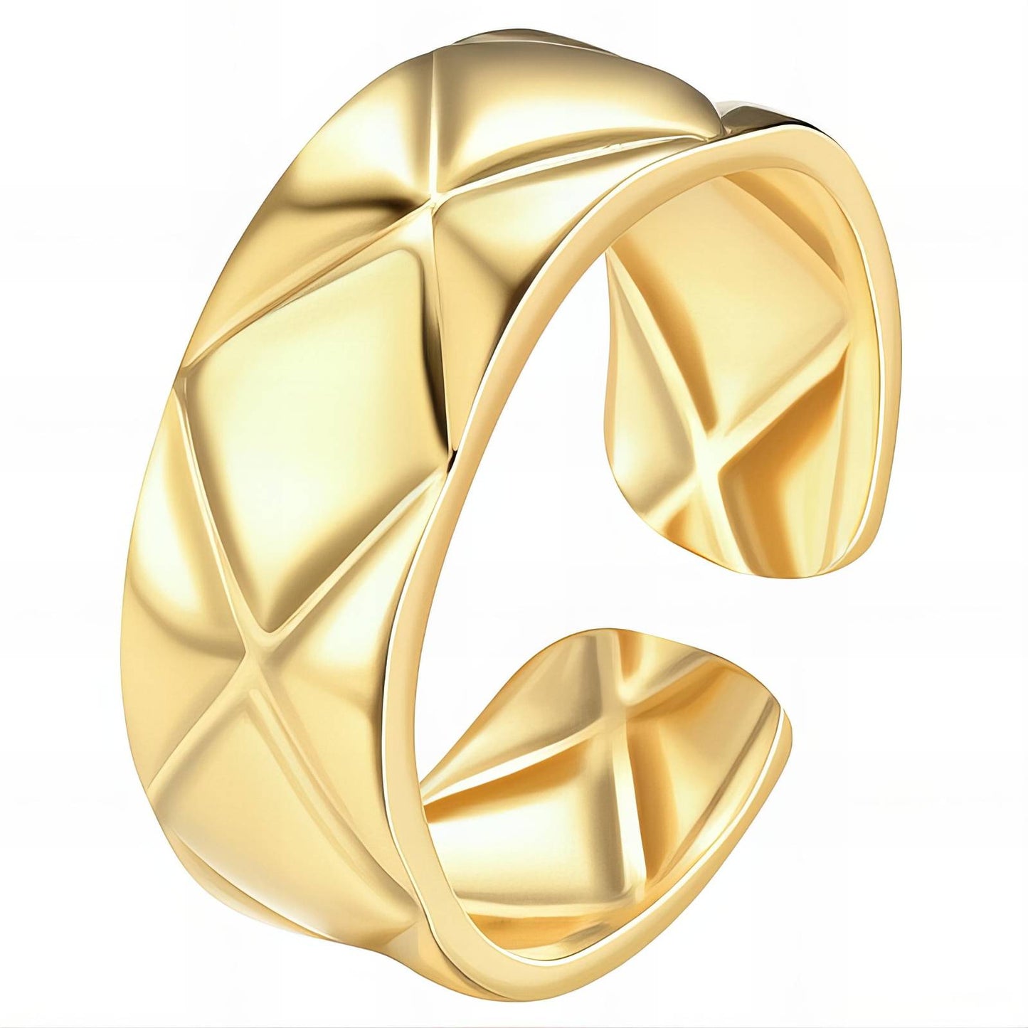 18K gold plated Stainless steel finger ring